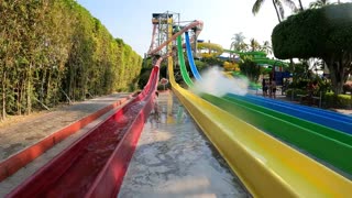 Looping Rocket Water Slide at El Rollo Parque Acuático