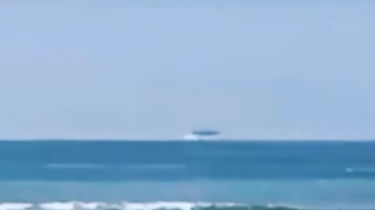 UFO Over The Ocean Off The California Coast