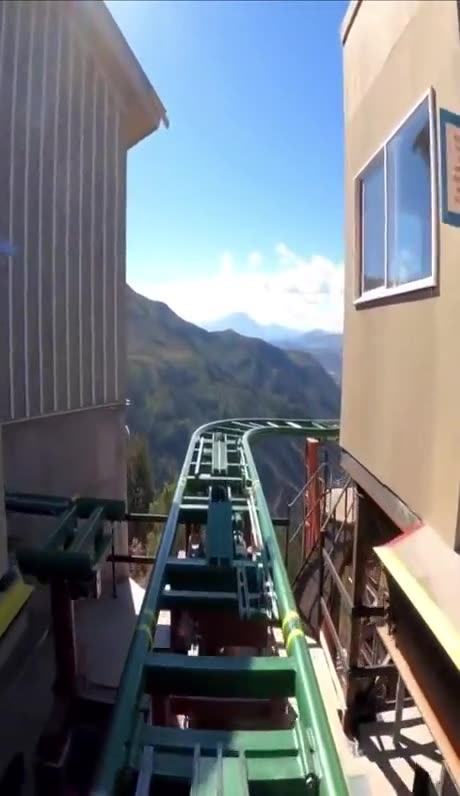 Crazy Feeling While Watching This Roller-Coaster Ride #rollercoaster #adrenaline