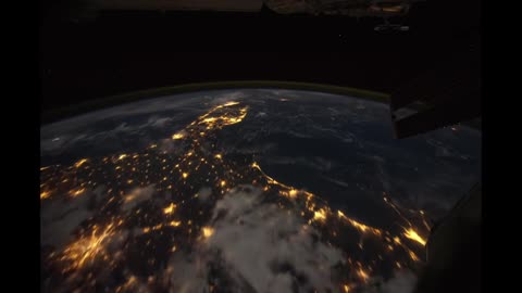 Earth night view