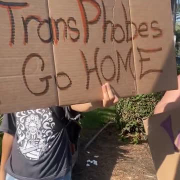 Based: Gays Against Groomers activist confront protesters