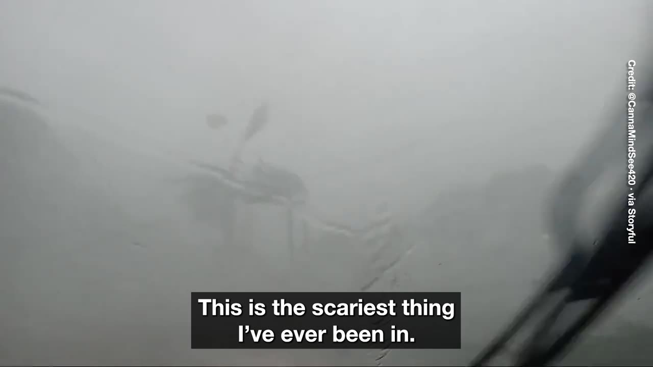 "Scariest Thing I've Ever Been In": Tornado Flips Cars in Florida