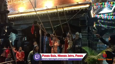 Ponga Baja, Nheega Jatra, Panga, Kirtipur, Kathmandu, 2080, Day 1