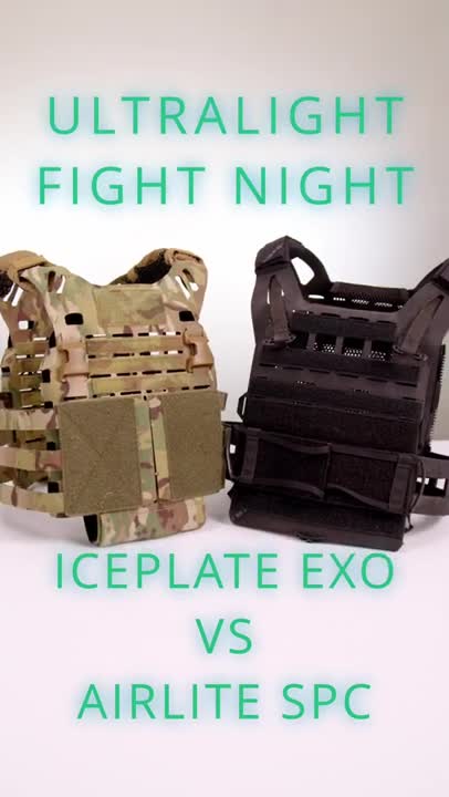 ULTRALIGHT FIGHT NIGHT: IcePlate EXO® (Gen 2) vs. Crye Precision Airlite SPC