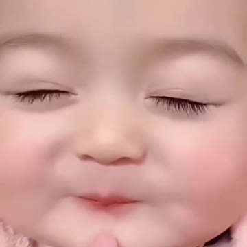 Chubby baby enjoying