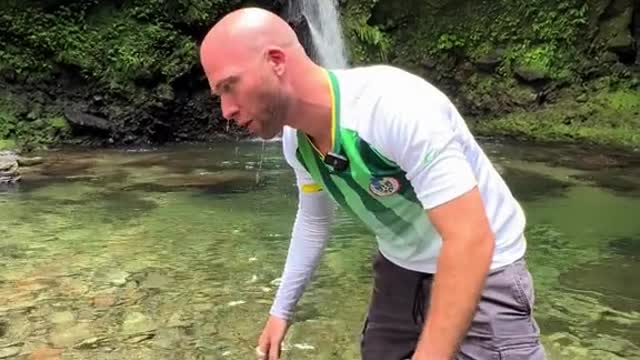 🇩🇲 Amazing Waterfall in Dominica Jacko Falls