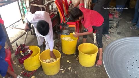 Amazing Street Food French Fries Making Factory How Fries Are Made_