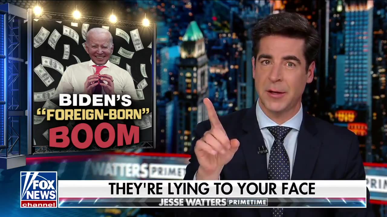 Jesse Watters | Biden's Come Back Stinks. Biden has created Illegal Immigrant Jobs.