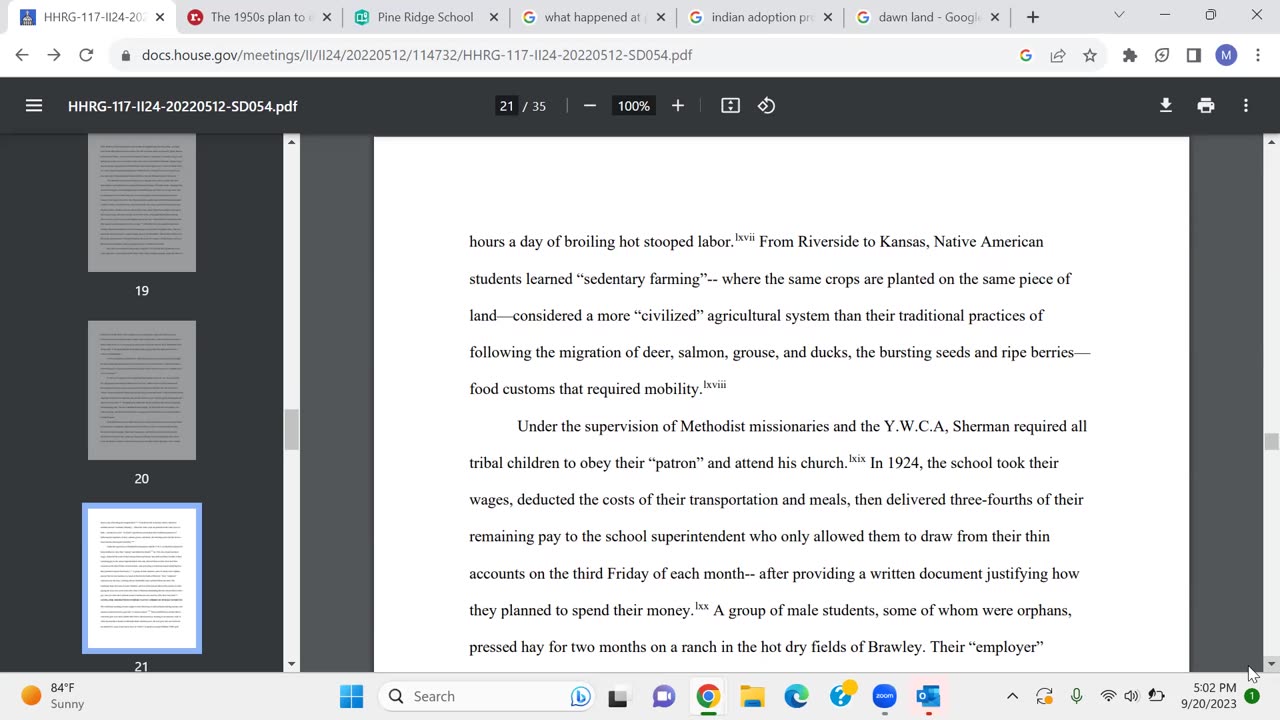 INDOCTRINATION OF AMERICAN INDIANS: "OUTING PROGRAM" TRAFFICKING OF NATIVE AMERICANS IN CA EP7