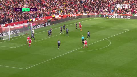 ARSENAL 5-0 NOTTINGHAM FOREST - ALL GOALS & HIGHLIGHTS