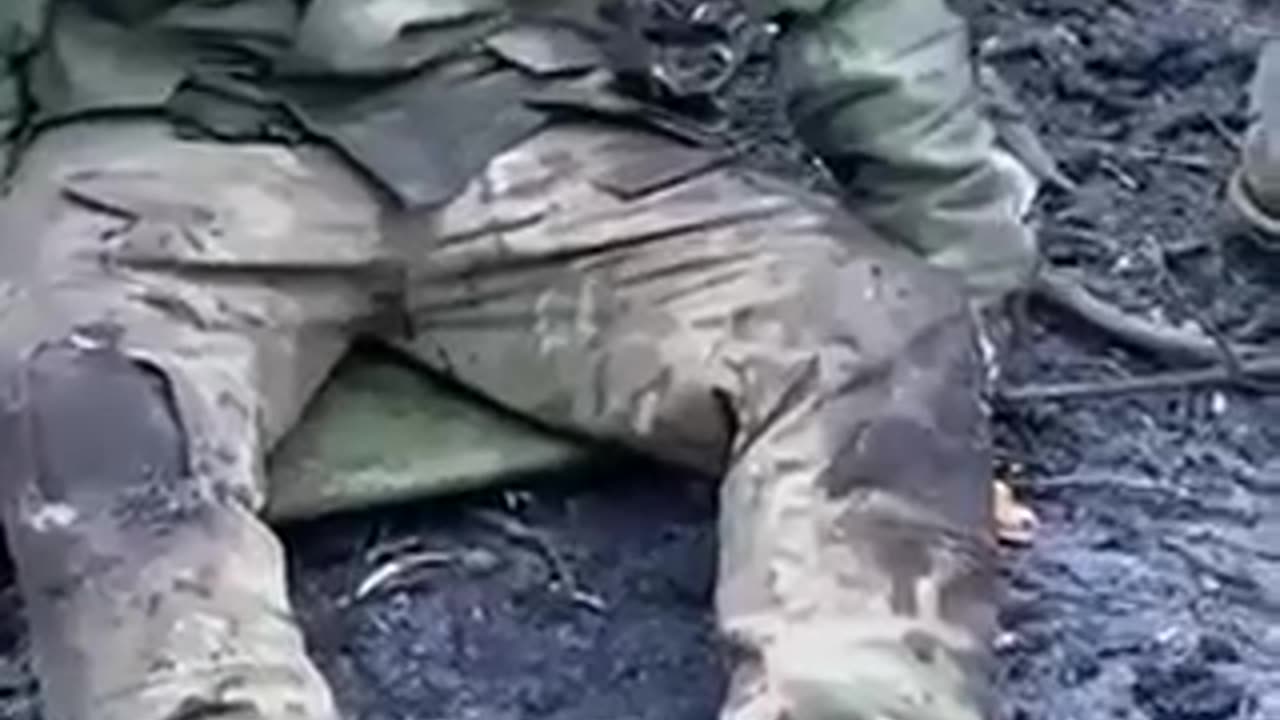 Injured Russian Surrenders After Being Left behind