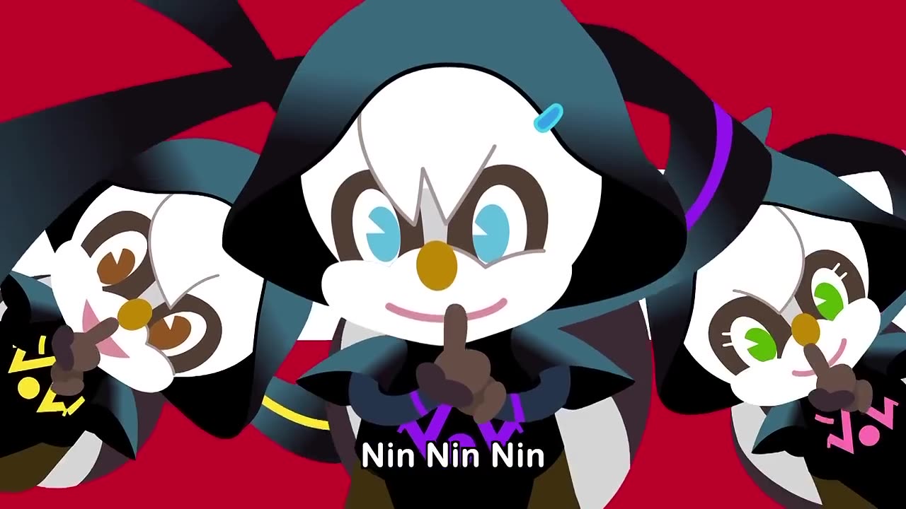 Baby Nin Nin Austria -Three Headed Eagle & Mozart┃ninja song ┃animation┃skunk dance┃rabbitwarren