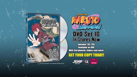 NARUTO SHIPPUDEN Uncut DVD Set 16 - Official Anime Trailer -