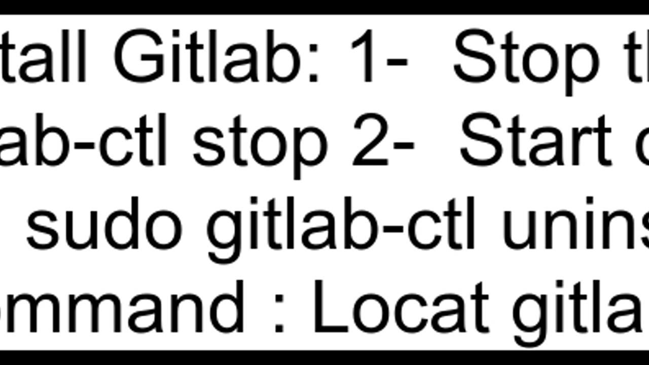 How to uninstall gitlab from local ubuntu 1404 server