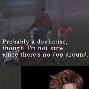 "Probably a doghouse, but I can't be sure"