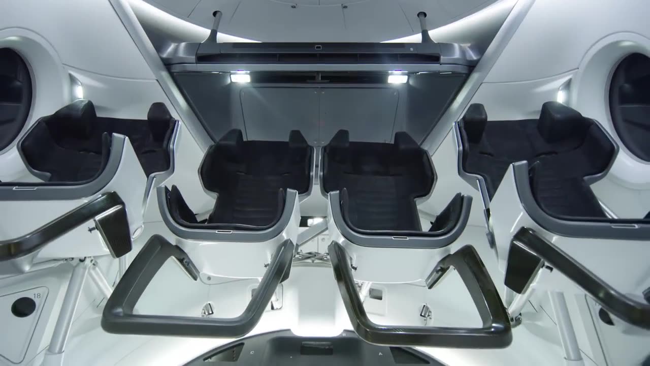 Inside the SpaceX Crew Dragon Spacecraft