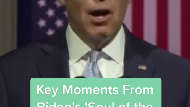 Key Moments FromBiden's 'Soul of theNation' Speech