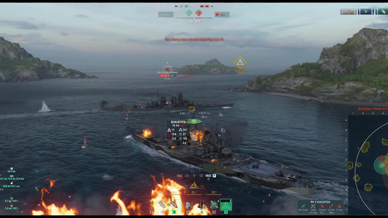 World of Warships: Shikishima Brawl Blast