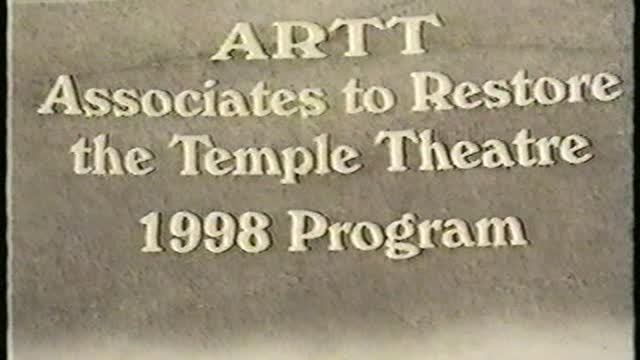 1998 The Temple Theatre - Part 1