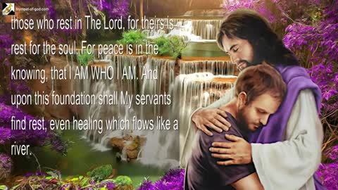 The Sabbath Rest… Come to Me, for I am the living Water and the living Bread 🎺 Trumpet Call of God