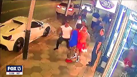 Deadly punch caught on video outside Ybor City bar