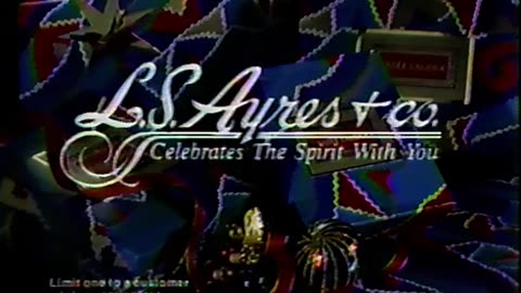 December 6, 1987 - WISH 'Hour Magazine' Promo & LS Ayres Ad