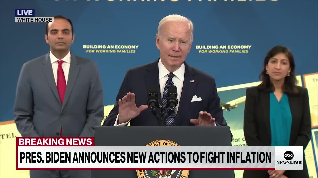 PRES. BIDEN ANNOUNCES NEW ACTIONS TO FIGHT INFLATION