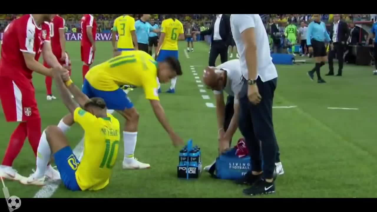 Neymar acting & rolling