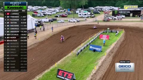 AMA Motocross Redbud 450 Moto 2 START