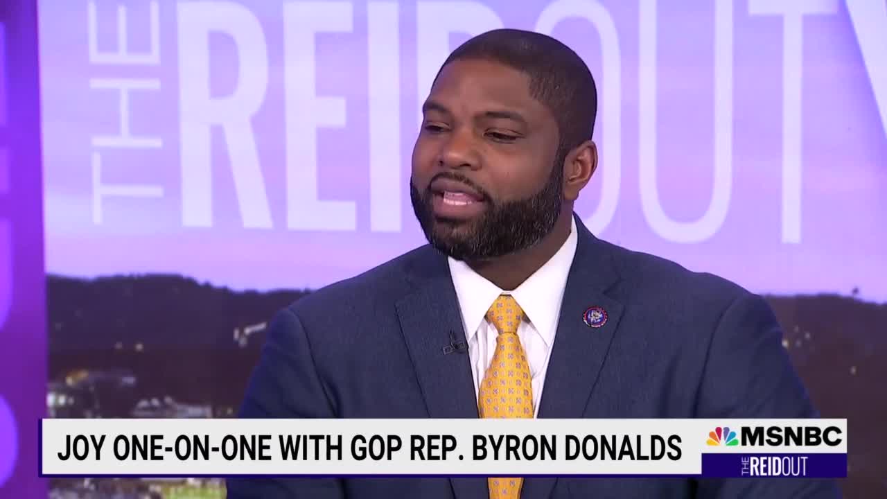 Rep Byron Donalds Schools Joy Reid On Social Security