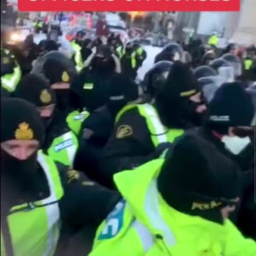 Native mohawk lady gets trample by ottawa police