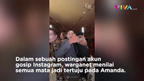 Baju Seksi Amanda Manopo di Pernikahan