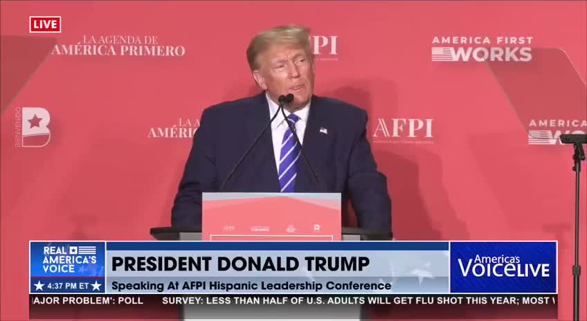 President Trump: "There is no industry that Hispanic Americans have not made stronger and better."