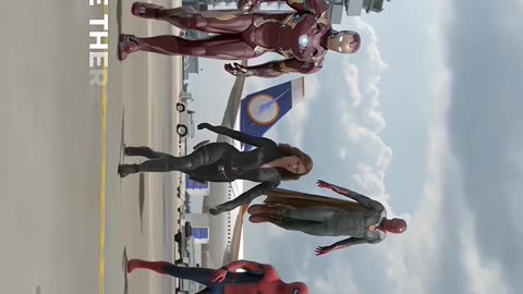 The walk of Avengers