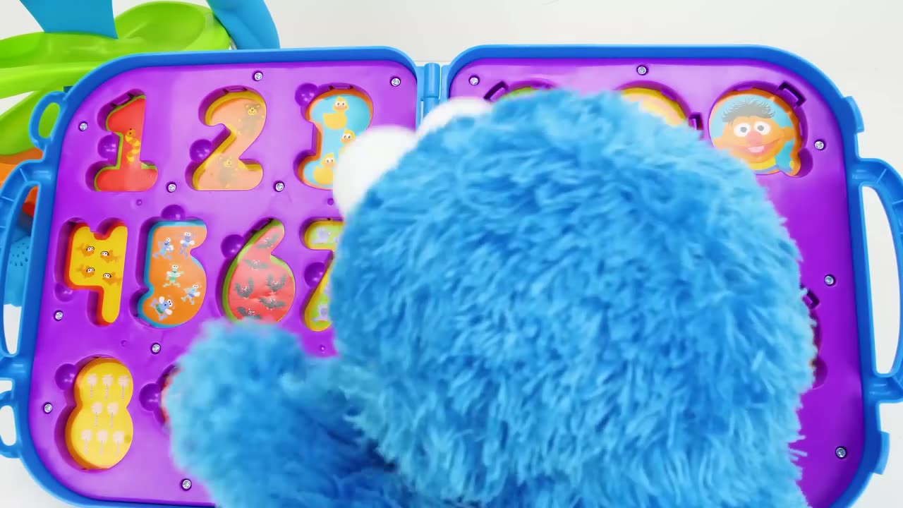 Cookie Monster missing numbers educational for toddlers