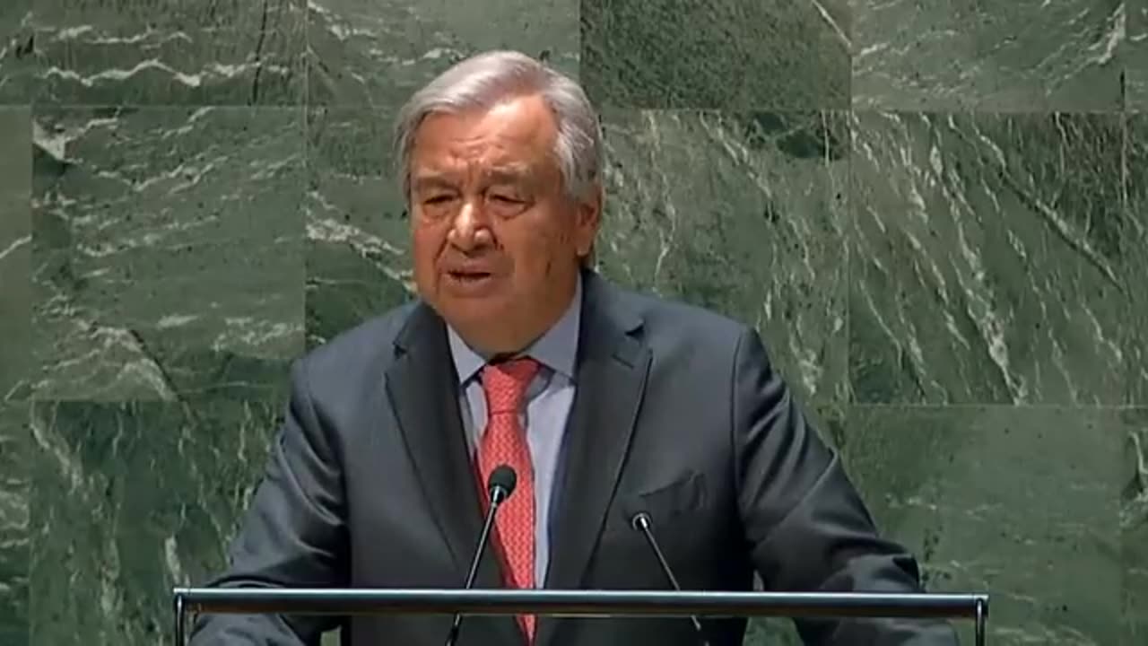 UN chief Antonio Guterres: Humanity is "one miscalculation away from nuclear annihilation."