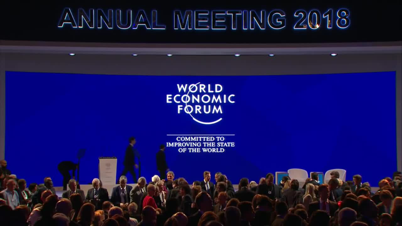 Donald Trump berbicara di Davos 2018