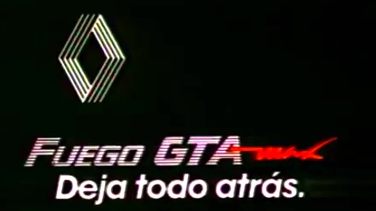 Publicidad Argentina 1991 Renault Fuego GTA max