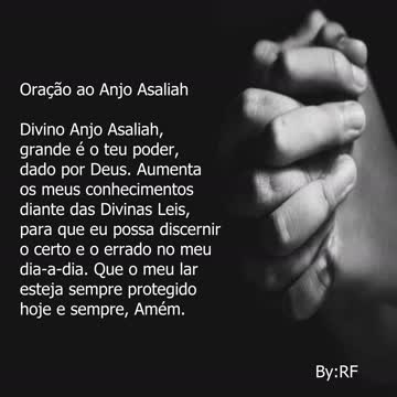 Oracao ao Anjo Asaliah