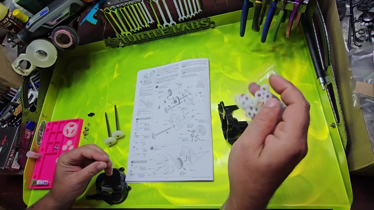 Tamiya Grasshopper Candy Green Edition Kit Build EP01