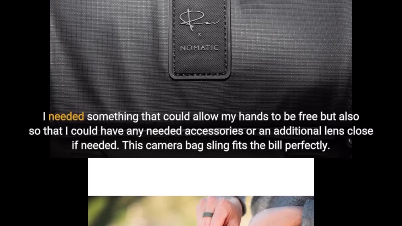 NOMATIC - McKinnon Camera Sling 8L-Overview