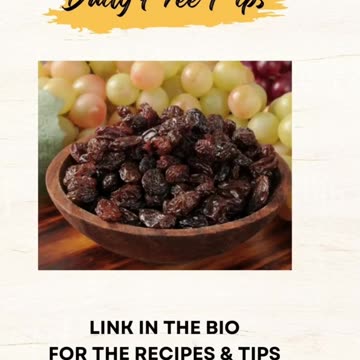"Raisins: Tiny Treats with Big Health Benefits! 🍇"
