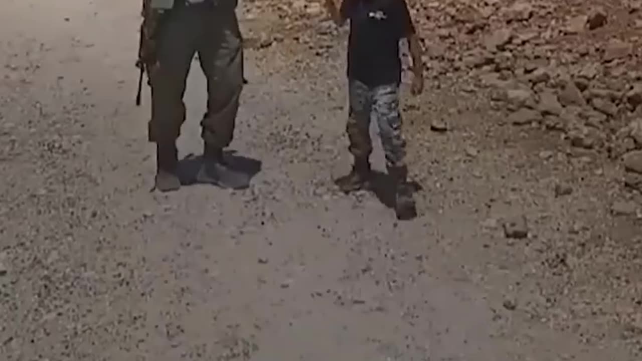 Palestinian Kid Arguing with ISRAELI SOLDIER