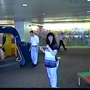 2001 - Ty Rene Erica waiting at the airport