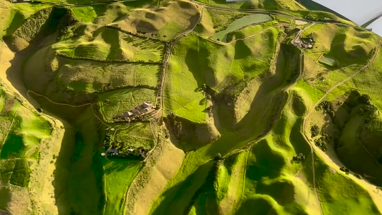 New Zealand - bird's eye view of filming the Lord of the Rings