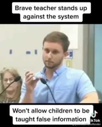 This teacher absolutely destroys the school board on the confusion agenda they’re pushing on kids
