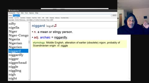 Nigger or niggard; were they actually just referring to us as being tight-fisted and stingy people?