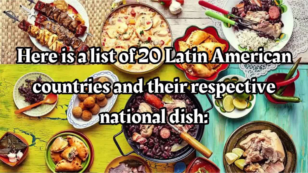 THE NATIONAL DISHES OF LATIN AMERICA _ Meet The World NOW!