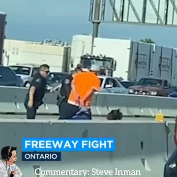 Flashback: Freeway Fight in Riverside, California