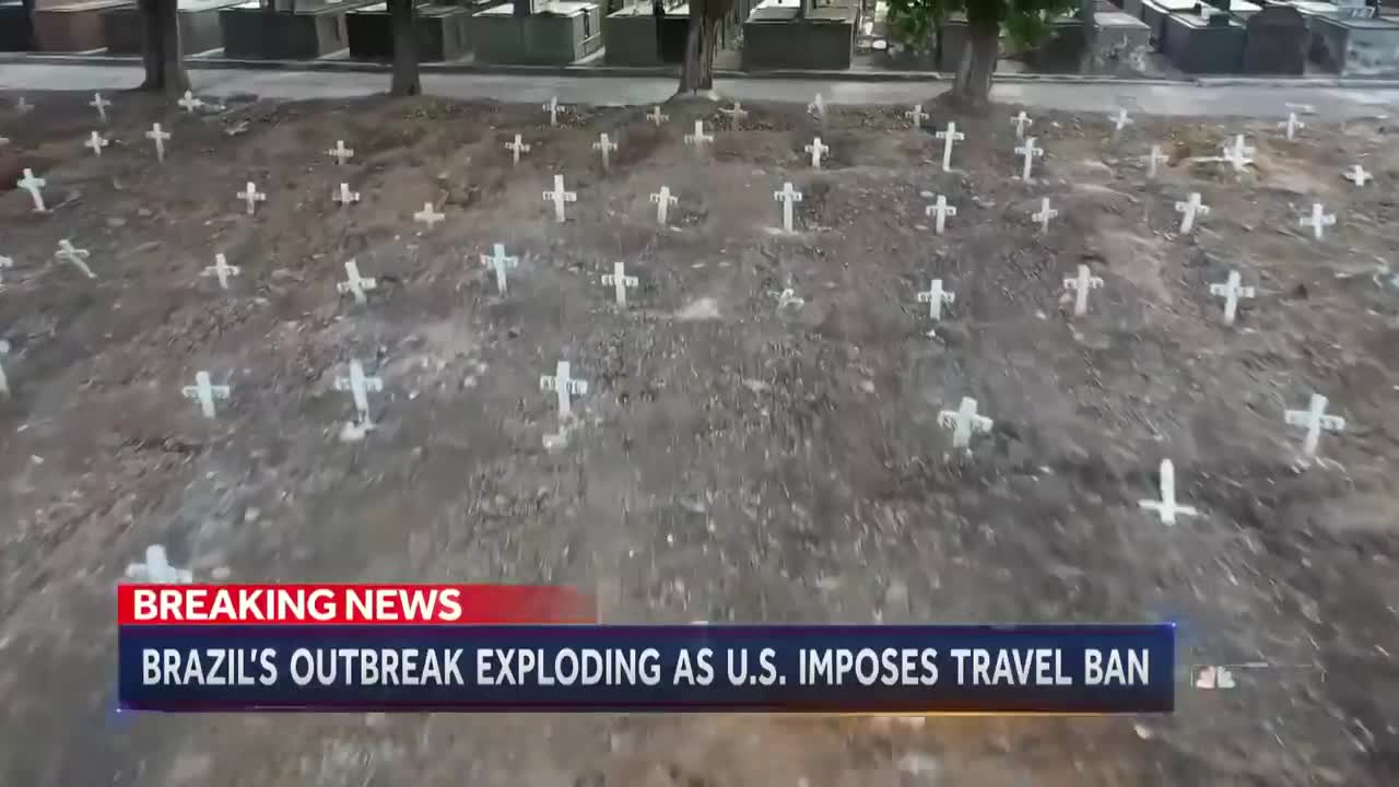 Inside Brazil Field Hospital Battling Coronavirus | NBC Nightly News